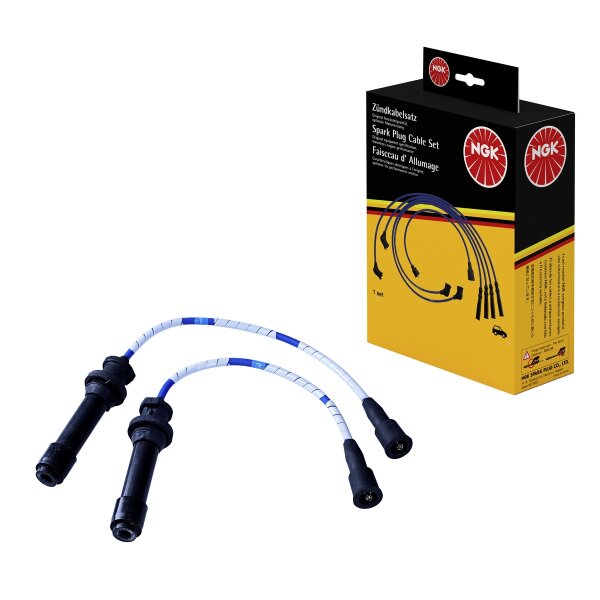 Ignition cable set cars ignition distributor NGK for e.g. MAZDA 323 F VI