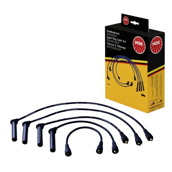 Ignition cable set cars ignition distributor NGK for e.g. SAAB 9000 hatchback
