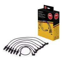 Ignition cable set for vehicle with ignition distributor...