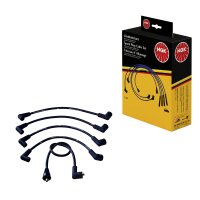 Ignition cable set for vehicles with ignition distributor...