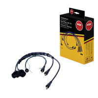 Ignition cable set for vehicle with ignition distributor...