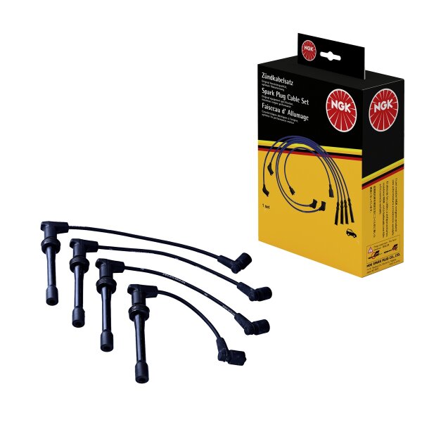 Ignition cable set for vehicles with ignition distributor NGK for GAZ