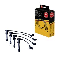 Ignition cable set for vehicles with ignition distributor...