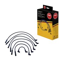 Ignition cable set for vehicles with ignition distributor...