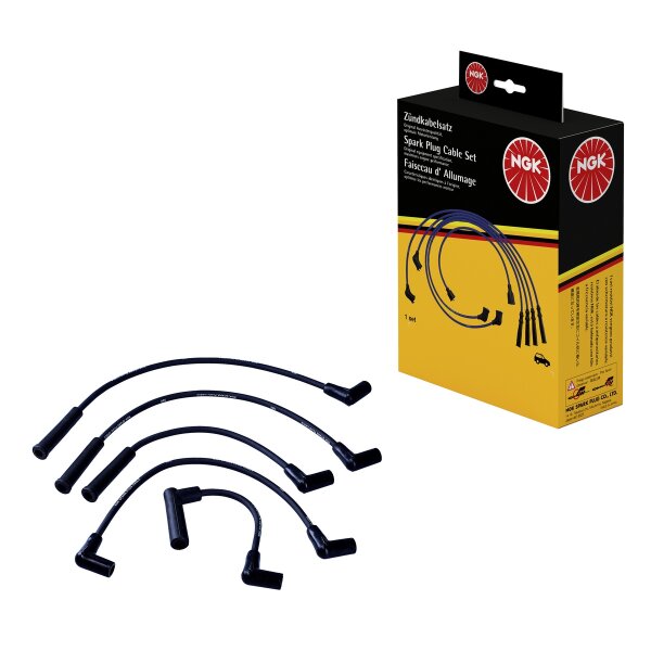 Ignition cable set for cars with ignition distributor NGK for JEEP WRANGLER II