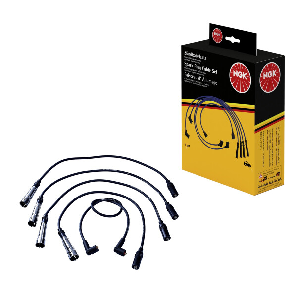 Ignition cable set cars ignition distributor NGK for e.g. AUDI 100 C4 Avant