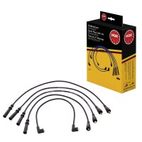 Ignition cable set for vehicle with ignition distributor...