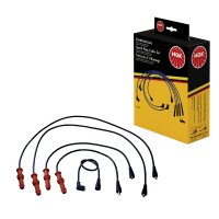 Ignition cable set for vehicle with ignition distributor...