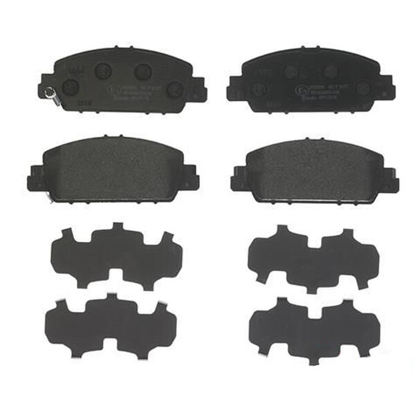 Bremsbelagsatz Scheibenbremse 17 mm BREMBO für u.a. HONDA HR-V