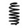 Suspension spring rear axle Ø 18 mm 335 mm EIBACH for e.g. MB VITO