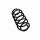 Suspension Spring Rear Axle Coil Spring Ø 11.5 mm EIBACH for FIAT BRAVO