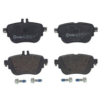 Brake pad set disc brake 16 mm BREMBO for MERCEDES-BENZ...