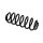 Suspension Spring Rear Axle Coil Spring Ø 10.8 mm EIBACH for FORD FIESTA