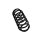 Suspension Spring Rear Axle Coil Spring Ø 10.8 mm EIBACH for FORD FIESTA