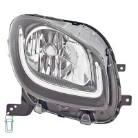 Hauptscheinwerfer rechts H4 VALEO IAM-Expertise passend für u.a. SMART FORTWO