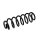 Suspension Spring rear axle coil spring Ø 12 mm EIBACH for e.g. SKODA OCTAVIA