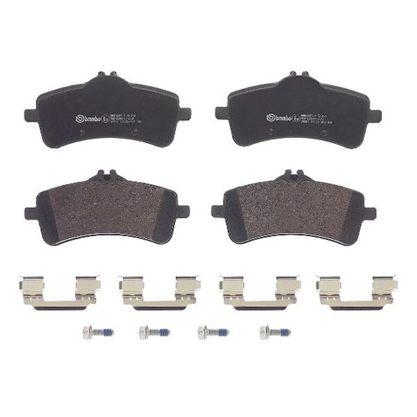 Brake pad set disc brake 19 mm BREMBO for MERCEDES-BENZ S-CLASS