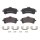 Brake pad set disc brake 19 mm BREMBO for MERCEDES-BENZ S-CLASS