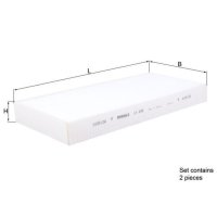 Cabin filter particle filter KNECHT for RENAULT LAGUNA...
