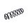Suspension Spring Rear Axle Coil Spring TRISCAN for VW PASSAT and others