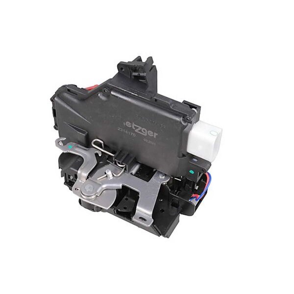 Front right door lock without double locking METZGER for SKODA OCTAVIA II