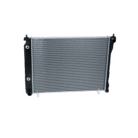Kühler Motorkühlung Kühlrippen gelötet 670 - 507 mm Alu NRF für u.a. OPEL ANTARA