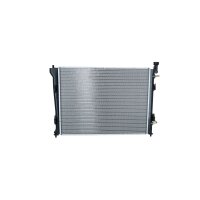 Radiator engine cooling 600 - 455 mm alu NRF for e.g. KIA PRO