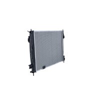 Radiator engine cooling 590 - 428 mm alu NRF for e.g. NISSAN QASHQAI