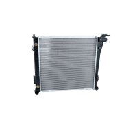 Radiator engine cooling 485 - 485 mm alu NRF for e.g. HYUNDAI i40