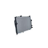 Kühler Motor Kühlrippen gelötet 614 - 418 mm Alu NRF für u.a. MERCEDES-BENZ CLK
