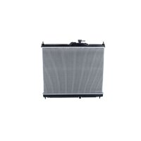 Radiator engine cooling fins brazed 591 - 450 mm alu NRF for e.g. NISSAN EVALIA