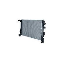 Kühler Motorkühlung Kühlrippen gelötet 550 - 397 mm Aluminium NRF für CHEVROLET