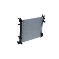 Kühler Motor Kühlrippen gelötet 485 - 418 mm Alu NRF für u.a. NISSAN EVALIA