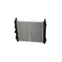 Radiator engine cooling cooling fins brazed 450 - 405 mm alu NRF for NISSAN NOTE