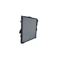 Radiator engine cooling cooling fins brazed 642 - 605 mm alu NRF for FORD RANGER