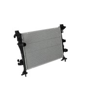 Radiator engine cooling cooling fins brazed 620 - 389 mm NRF for e.g. FIAT 500X