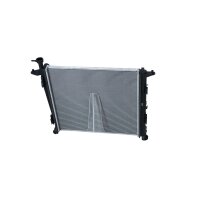 Radiator engine cooling 510 - 484 mm alu NRF for KIA SORENTO