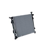 Radiator engine cooling 510 - 484 mm alu NRF for KIA SORENTO