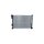 Radiator Engine cooling cooling fins brazed 480 - 374 mm NRF for e.g. KIA VENGA