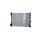 Radiator engine cooling 620 - 507 mm alu NRF for e.g. OPEL MOKKA