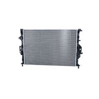 Radiator engine cooling cooling fins brazed 674 - 462 mm NRF for FORD KUGA
