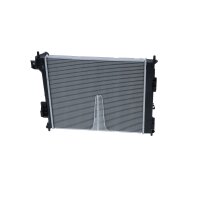 Radiator engine cooling cooling fins brazed 480 - 411 mm alu NRF for KIA SOUL