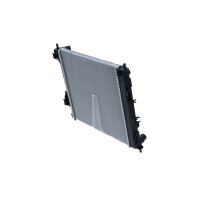 Radiator engine cooling cooling fins brazed 480 - 411 mm alu NRF for KIA SOUL