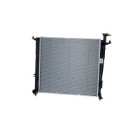 Radiator engine cooling 510 - 484 mm alu NRF for KIA SORENTO