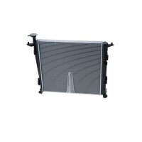 Radiator engine cooling 510 - 484 mm alu NRF for KIA SORENTO