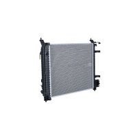 Radiator engine cooling cooling fins brazed 450 - 398 mm alu NRF for NISSAN