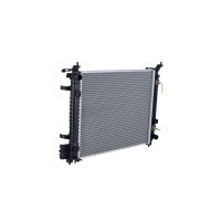 Radiator engine cooling cooling fins brazed 450 - 398 mm alu NRF for NISSAN
