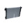 Radiator engine cooling 620 - 507 mm alu NRF for e.g. OPEL MOKKA