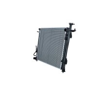 Radiator engine cooling 510 - 484 mm alu NRF for KIA SORENTO