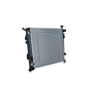 Radiator engine cooling 510 - 484 mm alu NRF for KIA SORENTO